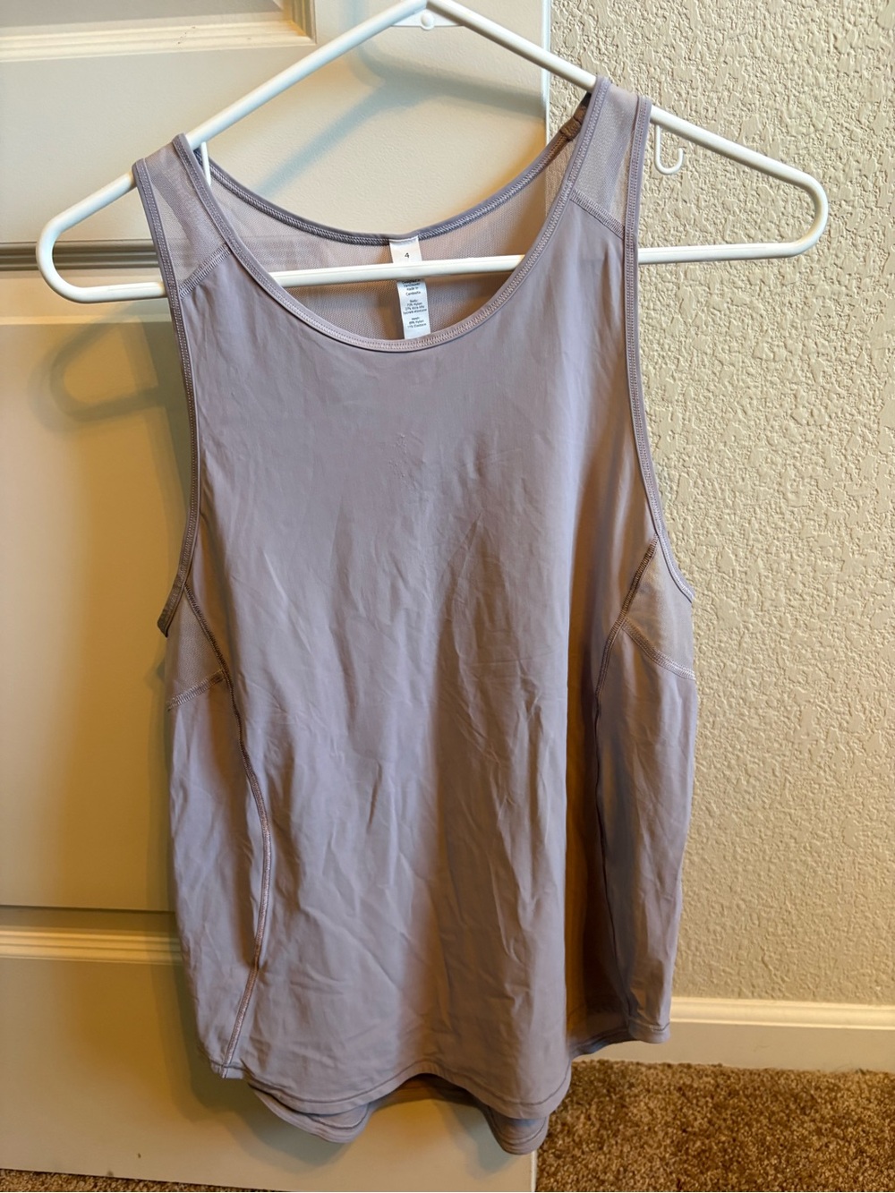 lululemon athletica Mauve Performance Tank
